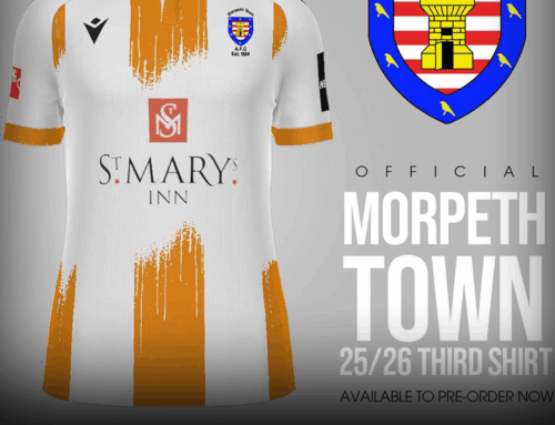 New Morpeth Town third shirt available to pre-order
